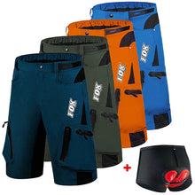 Load image into Gallery viewer, FOX Cycling Team Motorcycles Trouser Men&#39;s MTB Shorts
