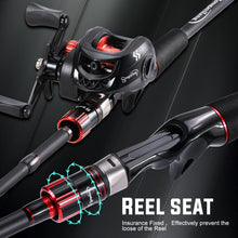 Load image into Gallery viewer, Sougayilang Fishing Rod Reel Combo 1.8~2.1m Carbon Fiber
