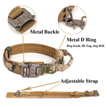 Load image into Gallery viewer, Large Dog Collar Military Dog Harness And Leash Set Pet Training Vest
