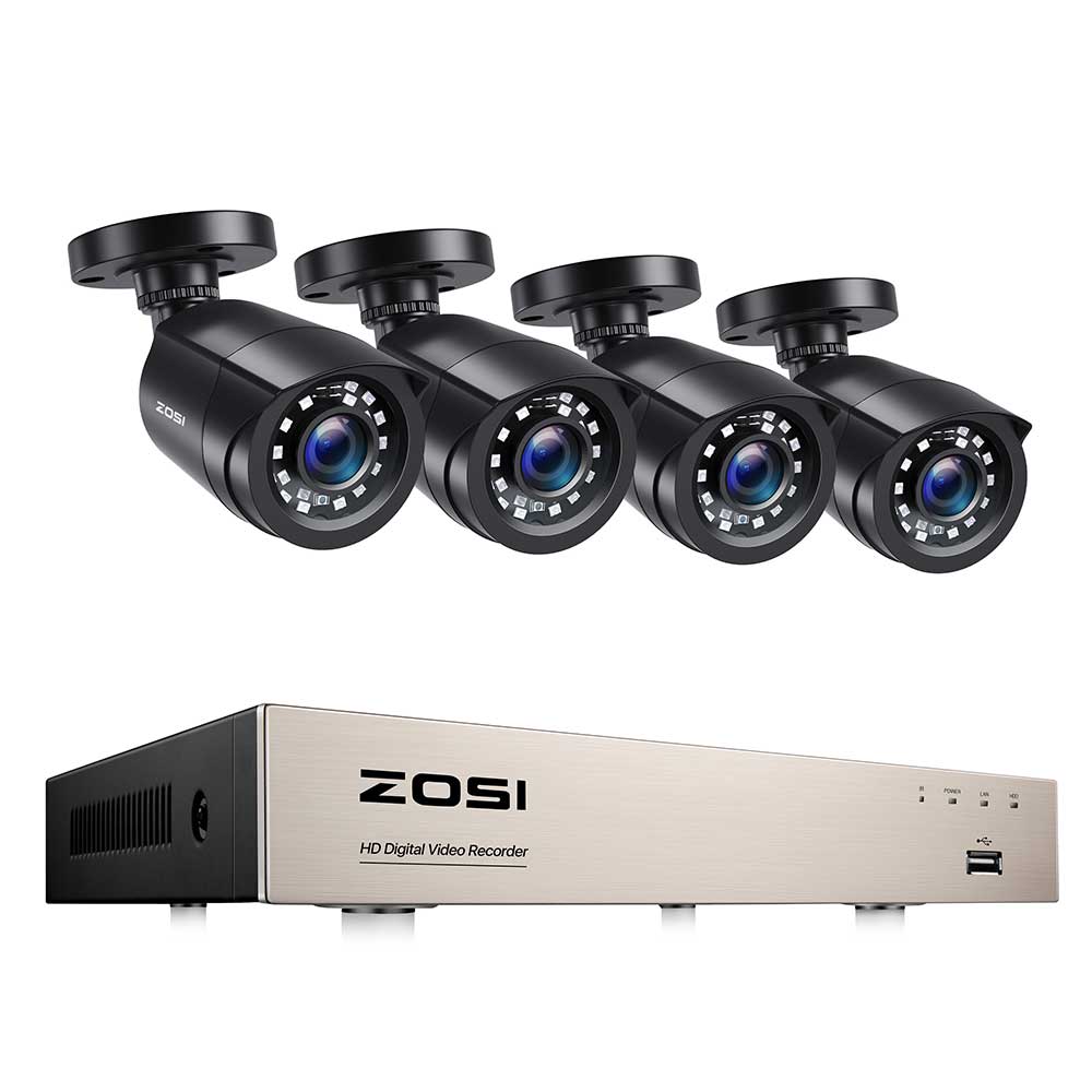 ZOSI 8CH 1080P CCTV Security Camera Day/Night Video