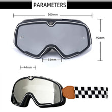Load image into Gallery viewer, Retro Motorcycle Goggles Ski Glasses
