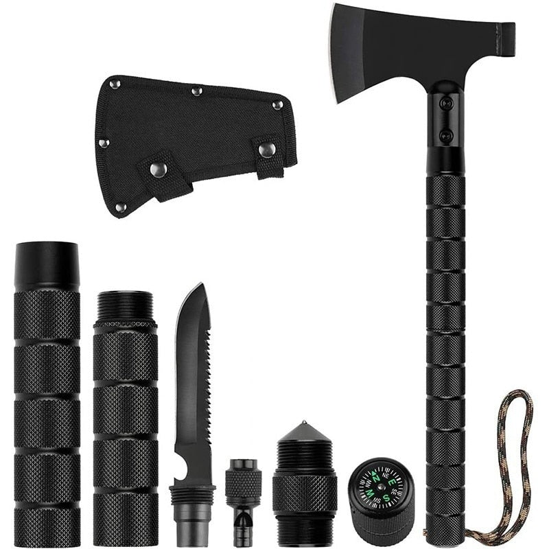 Foldable Tactical Axe Multi Tool Kit