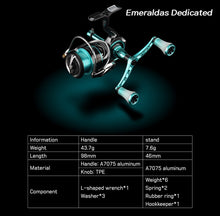 Load image into Gallery viewer, Gomexus Reel Handle for Daiwa Emeraldas Double Handle 98mm
