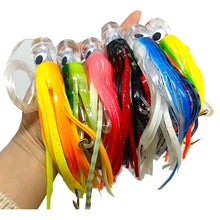 Load image into Gallery viewer, Kmucutie Fully Rigged Marlin Lures 6pcs/pack 6.5inch/9inch Tuna Kingfish Big Game Trolling Fishing Lures
