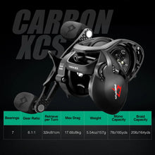 Load image into Gallery viewer, Piscifun Carbon XCS Baitcasting Reel
