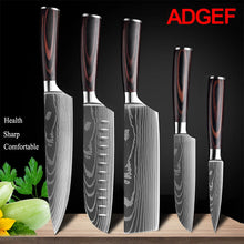 Load image into Gallery viewer, 7CR17 Japanese Kitchen Knives Set
