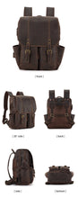 Load image into Gallery viewer, JOYIR Crazy Horse Leather Mans Backpack
