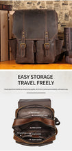 Load image into Gallery viewer, JOYIR Crazy Horse Leather Mans Backpack
