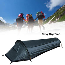 Load image into Gallery viewer, 1 PCS Ultralight Bivvy Bag Tent Compact Single Person Larger Space Waterproof Sleeping Bag Cover Bivvy Sack For Outdoor Camping
