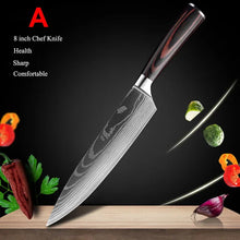 Load image into Gallery viewer, 7CR17 Japanese Kitchen Knives Set
