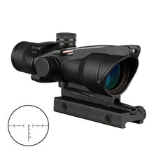 Load image into Gallery viewer, 4X32 Hunting Riflescope Real Fiber Optics Grenn Red Dot Illuminated Etched Reticle Tactical Optical Sight
