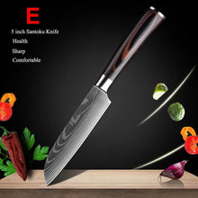 Load image into Gallery viewer, 7CR17 Japanese Kitchen Knives Set
