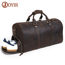 Load image into Gallery viewer, JOYIR Genuine Leather Large Duffel Bag
