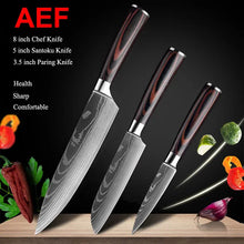 Load image into Gallery viewer, 7CR17 Japanese Kitchen Knives Set
