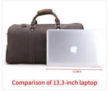 Load image into Gallery viewer, JOYIR Genuine Leather Large Duffel Bag
