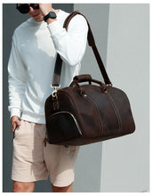 Load image into Gallery viewer, JOYIR Genuine Leather Large Duffel Bag
