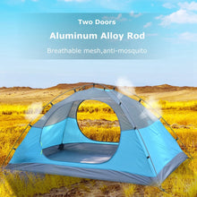 Load image into Gallery viewer, Desert Fox Camping Tents 1/2/3 Person Outdoor Lightweight Backpacking Tent
