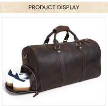 Load image into Gallery viewer, JOYIR Genuine Leather Large Duffel Bag
