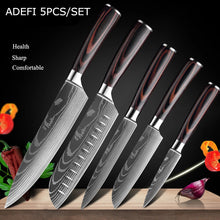 Load image into Gallery viewer, 7CR17 Japanese Kitchen Knives Set
