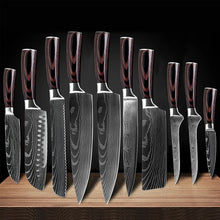 Load image into Gallery viewer, 7CR17 Japanese Kitchen Knives Set
