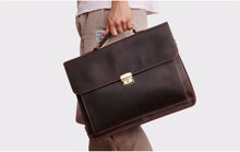 Load image into Gallery viewer, JOYIR Crazy Horse Genuine Leather Men&#39;s Briefcase
