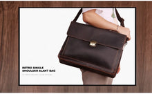 Load image into Gallery viewer, JOYIR Crazy Horse Genuine Leather Men&#39;s Briefcase
