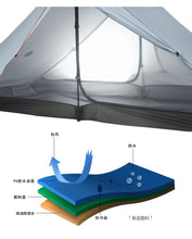 Load image into Gallery viewer, 3F UL GEAR LanShan 2 pro 2 Person Outdoor Ultralight Camping Tent 3 Season
