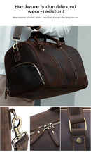 Load image into Gallery viewer, JOYIR Genuine Leather Large Duffel Bag
