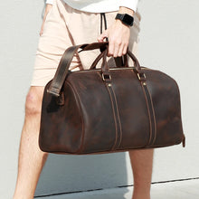 Load image into Gallery viewer, JOYIR Genuine Leather Large Duffel Bag
