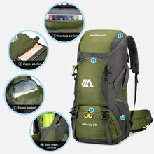 Load image into Gallery viewer, 50L Travel Backpack Camping Bag For Men Large Hiking Bag

