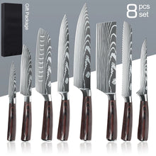 Load image into Gallery viewer, 1-10PCS Chef knife Japanese Kitchen Knives Set
