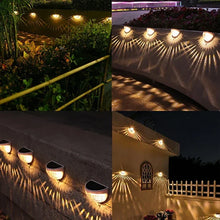 Load image into Gallery viewer, 1-10Pack LED Solar Light Outdoor Wall Lamps
