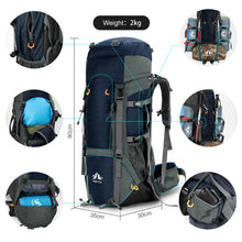 Load image into Gallery viewer, Night Cat Camping Backpacks 90L
