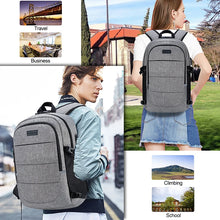 Load image into Gallery viewer, Fashionable Multi Pocket Neutral Backpack, Waterproof, Anti-theft, 14 Inch
