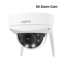 Load image into Gallery viewer, Reolink 4K WiFi Security Camera IK10 Vandal-Proof 2.4G/5Ghz Wi-Fi 6 Surveillance Cameras 8MP Outdoor Wireless IP Camera
