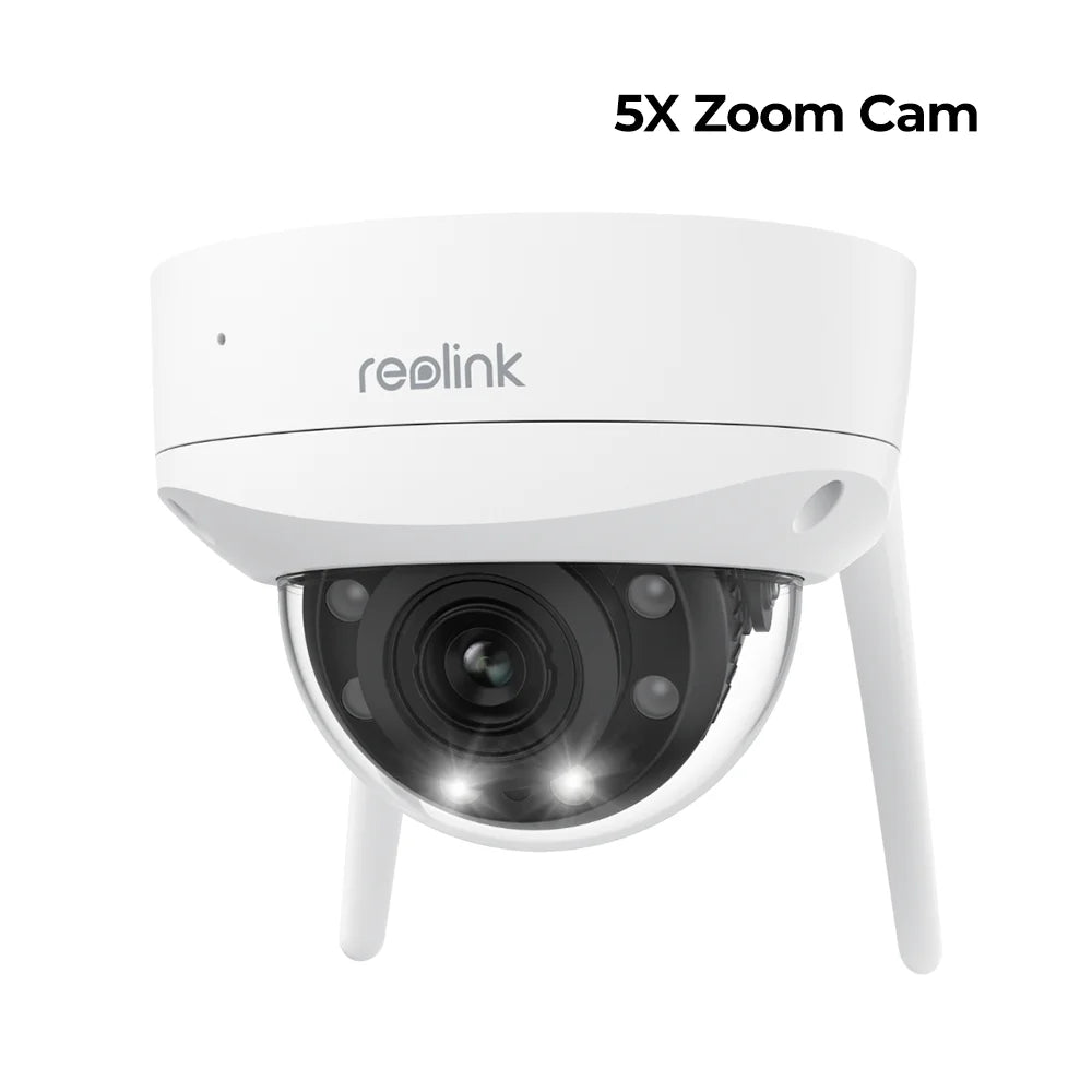 Reolink 4K WiFi Security Camera IK10 Vandal-Proof 2.4G/5Ghz Wi-Fi 6 Surveillance Cameras 8MP Outdoor Wireless IP Camera