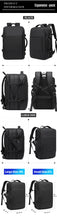 Load image into Gallery viewer, BANGE Travel Backpack Men Business Backpack School Expandable USB Bag
