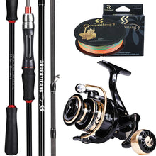 Load image into Gallery viewer, Sougayilang Spinning Fishing Reel and Rod Set
