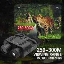 Load image into Gallery viewer, NV8000 1080P Night Vision Goggles 4X Digital Zoom Infrared Head Mounted Night Vision Binoculars with 3D Display 250M Night Range

