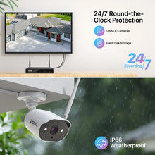 Load image into Gallery viewer, ZOSI 3MP Wireless Security Camera System 2K
