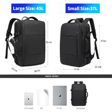 Load image into Gallery viewer, BANGE Travel Backpack Men Business Backpack School Expandable USB Bag
