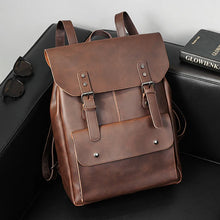 Load image into Gallery viewer, GPR Crazy Horse Leather Men&#39;s Laptop Backpack
