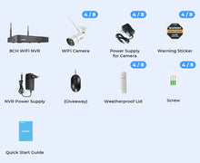 Load image into Gallery viewer, H.view Wireless Wifi Camera Security System
