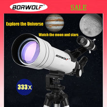 Load image into Gallery viewer, BORWOLF 40070 Professional High-definition Astronomical Telescope
