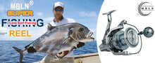 Load image into Gallery viewer, MBLN Brand,8000-12000 series,Saltwater Spinning Fishing Reel,
