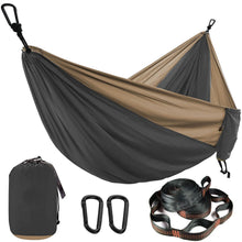 Load image into Gallery viewer, Solid Color Parachute Hammock with Hammock straps
