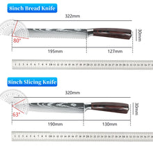 Load image into Gallery viewer, 7CR17 Japanese Kitchen Knives Set
