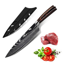 Load image into Gallery viewer, Professional Chef Kitchen Knives Stainless Steel 7CR17 Meat Cleaver  Extremely sharp Fruit Vegetable Utility Chef Kitchen Tool
