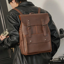 Load image into Gallery viewer, GPR Crazy Horse Leather Men&#39;s Laptop Backpack
