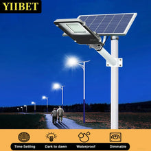 Load image into Gallery viewer, YIIBET 200W 100W Wireless Waterproof LED Solar Street Lights
